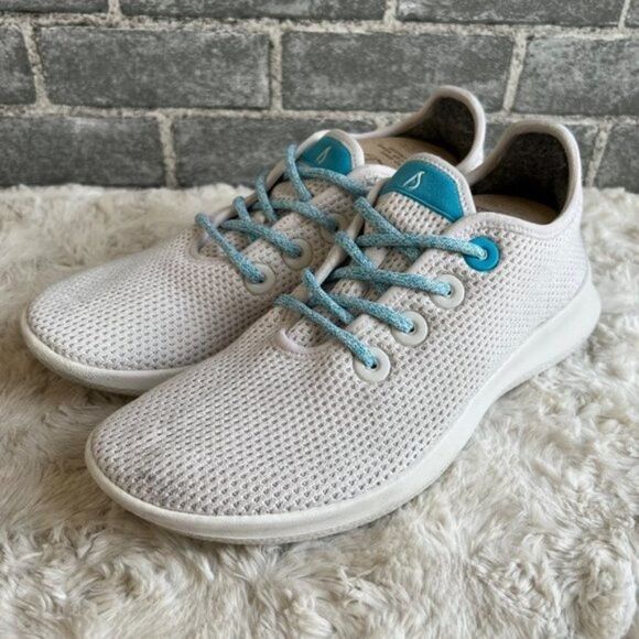 Allbirds x Just Water Women's White Tree Runner Sneakers Size 9 - Picture 1 of 11
